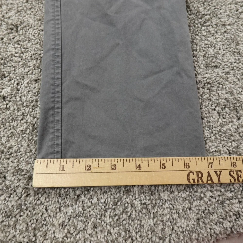 Abercrombie Fitch Pants Mens 34X32 Gray Chino Trousers Skinny Stretch Preppy Y2K